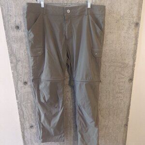 Kuhl Mens 40x30 Khaki Renegade Stealth Convertible Hiking Pants